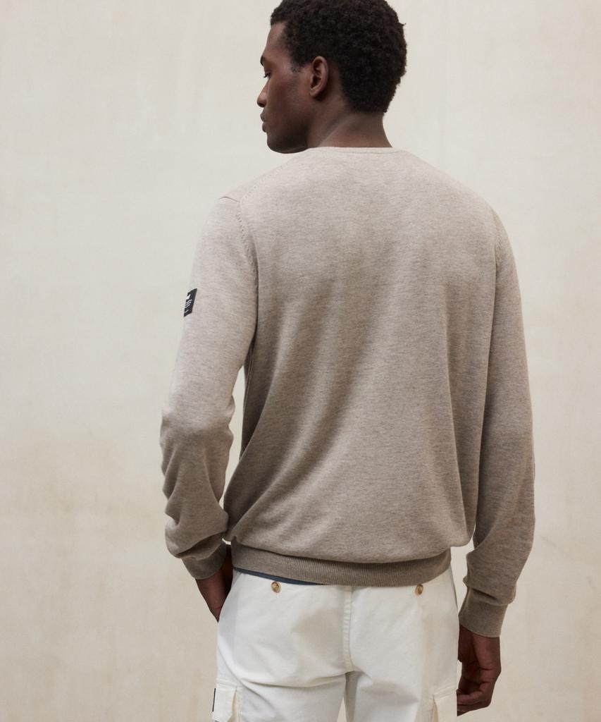 Ekoalpeu Men'S Beige Bayona Sweater