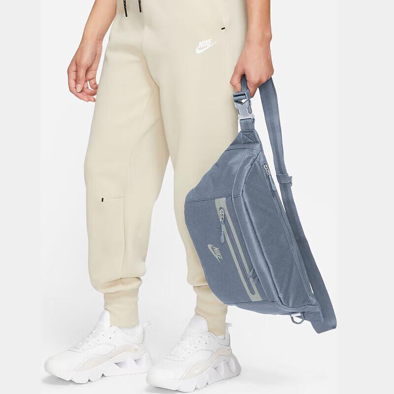 NIKE Waist Pack, Shoulder Bag, Crossbody Bag, Chest Bag, Casual Bag, DN2556-493 Gray Blue