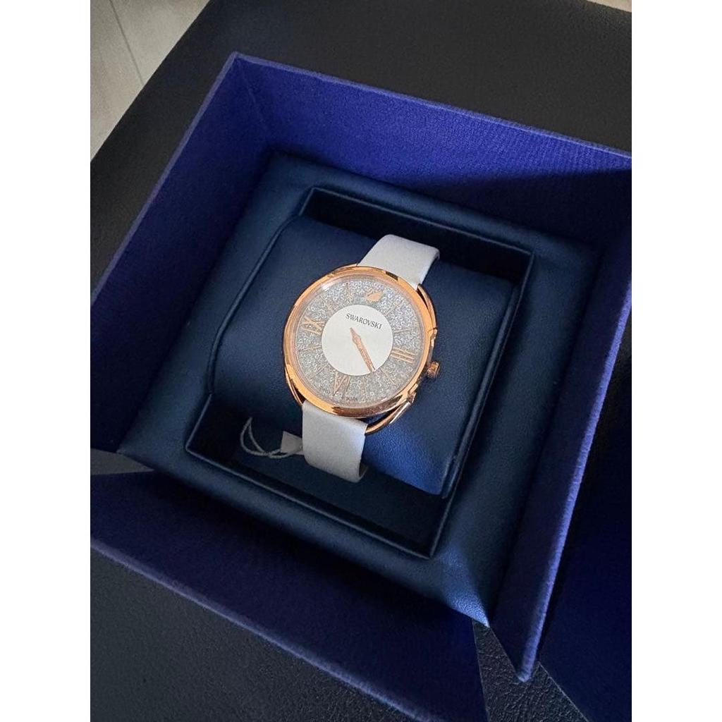 Used [Good condition] SWAROVSKI watch body rose gold white