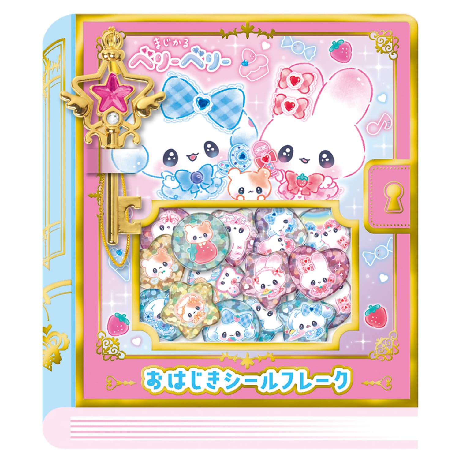 

Kamio Japan Seal Flake Stickers - Magical Berry Berry - Decorative Adhesive Stickers for Journals