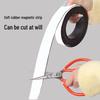 Double-Sided Adhesive Magnetic Strip for Fridge, Car Door, Window Curtain – Strong, Flexible, and Cuttable