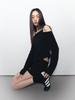Visus Fold Over Shorts_Black