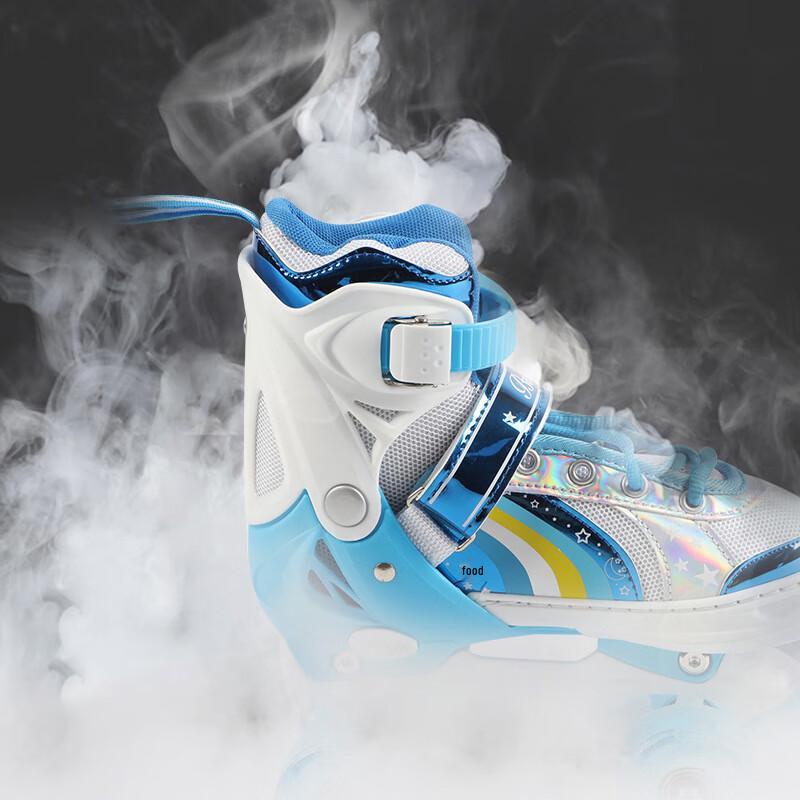 Junli Kids Flashing Wheel Roller Skates