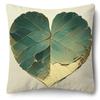 Leaf Printed Pillowcase Modern Home Room Decoration Living Room Sofa Cushion Cover Without Pillow Core Polyester Material