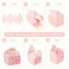 50pcs Laser Cut Favor Boxes Floral Favor Boxes Party Favor Boxes for Bridal Anniverary Wedding Party Favor Pink Small Business Supplies Packaging Box