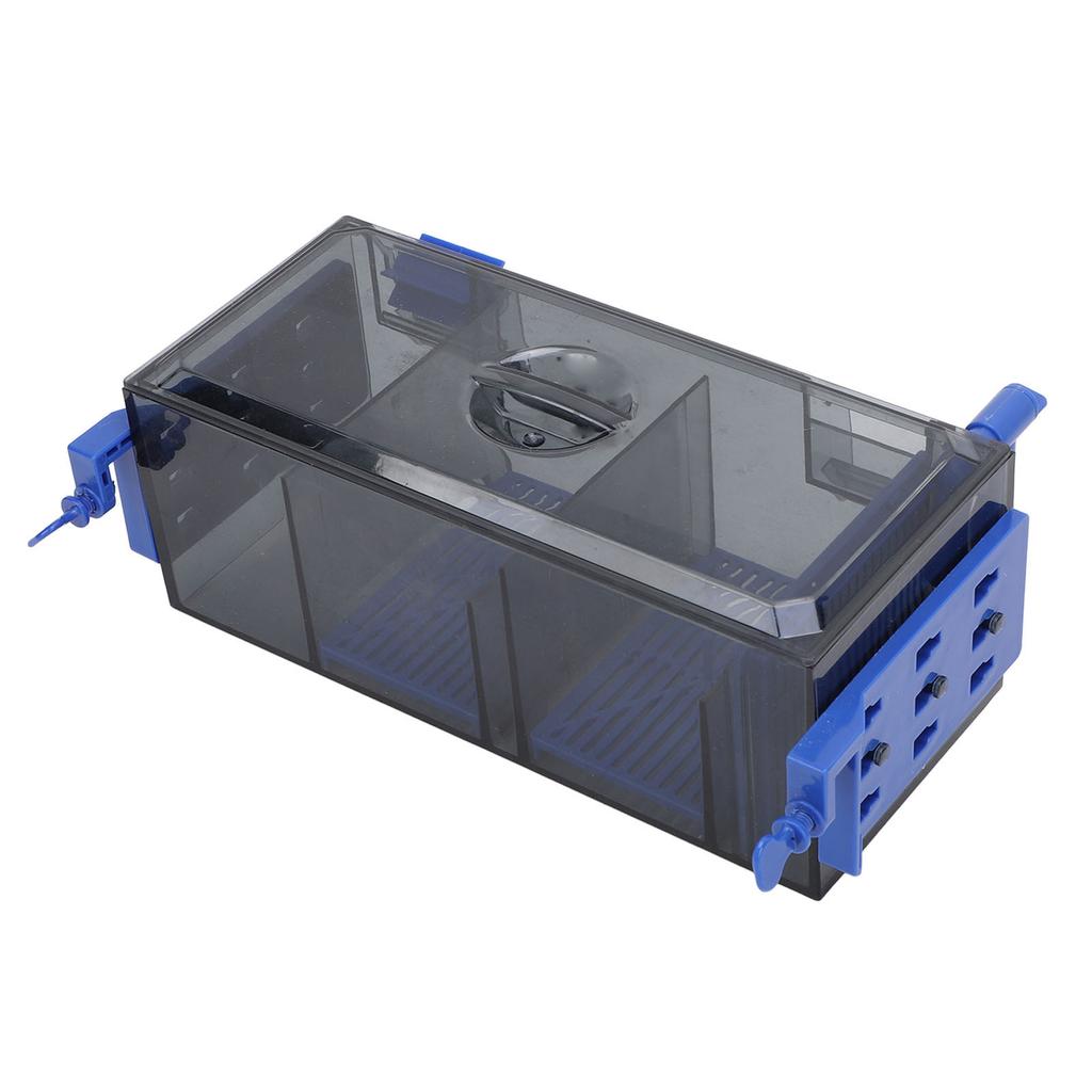 Hanging Aquarium Box Filter Quiet Adjustable Water Flow Double Sided Hang On Fish Tank Waterfall