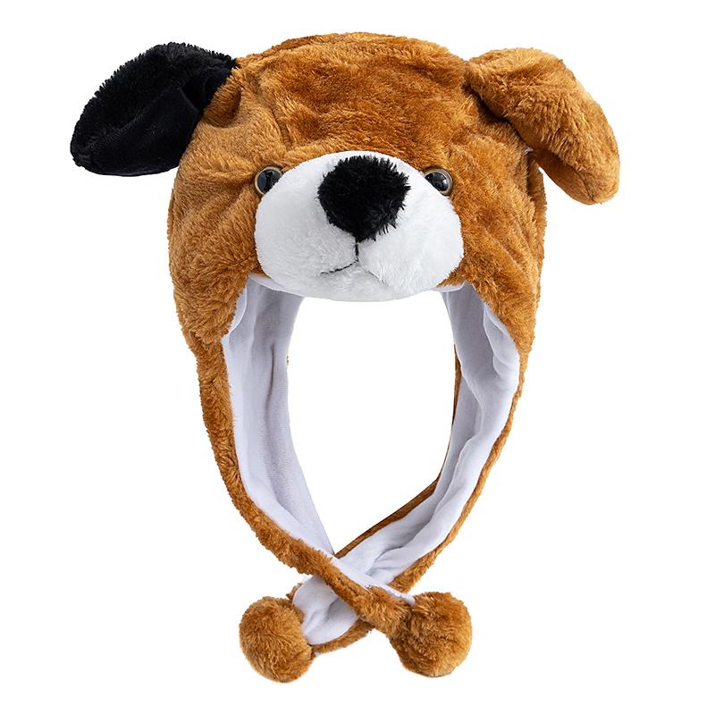 New Style Unisex Funny 3D Animal Style Decorative Hat Mischievous Couple Cap For Man Women Plush Winter Lovely Family Hat