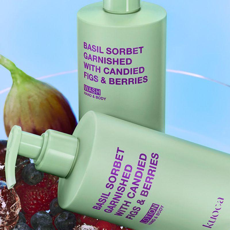 

Kuoca [2-piece set] Hand & Body Wash + Lotion (choose 1 of 4) 2 types of rose cake