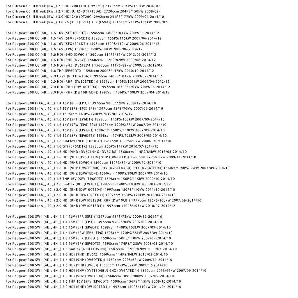 Циліндр замка передніх лівих дверей 59395J01 Для Citroen C3 II C5 III 308 SW 508 SW