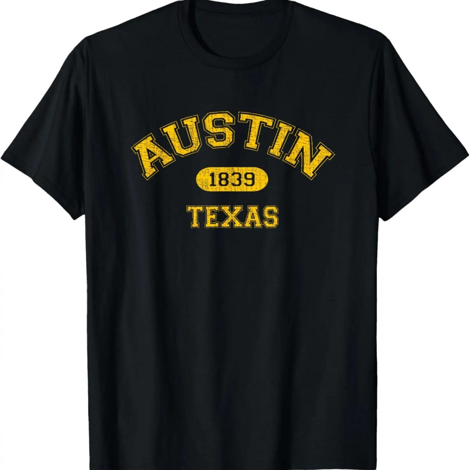

Classic Austin 1839 Texas T-Shirt S чёрный