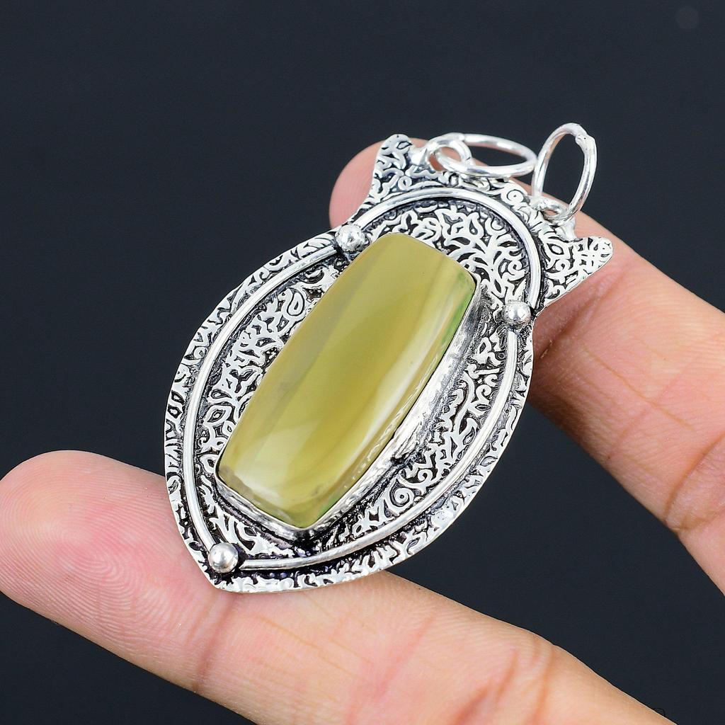 Halloween Sale Polychrome Jasper Stone Daughter New Pendant Jewelry 925 Silver