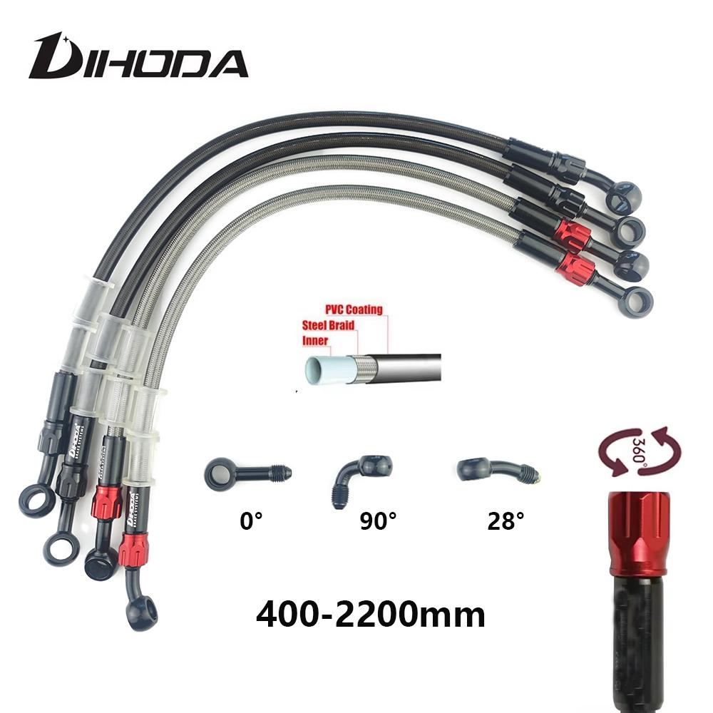 motorcycle brake hose AN3 Braided Hydraulic Clutch Tube Master Cylinder brake line for xr250r honda cr xr650r kx 250 450 crf