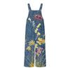 Men's Loose Fit Cargo Overalls Wide Leg Jumpsuit with Multi-Pocket Utility Pockets