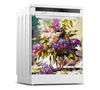 36 Style Dishwasher Decoration Sticker DIY Kitchen Wallpaper Peel and Stick Vinyl Wall Decal LandscapeFlower Mural For Home Decor