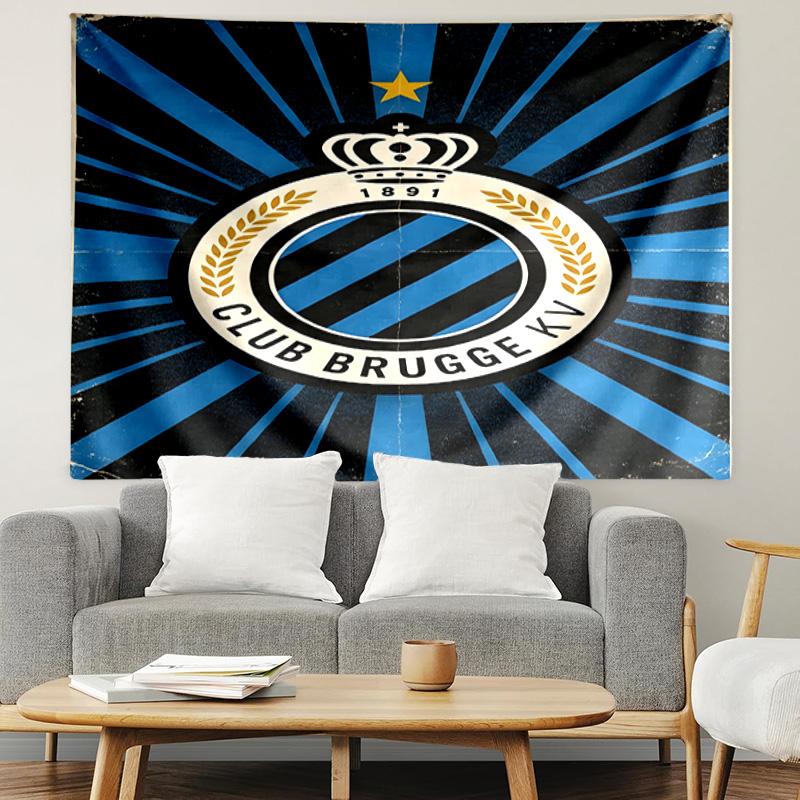 Club Brugge K V Print Tapestry, Lightweight Wall Hanging, for Bedroom, Dorm, Living Room, Home Art Decor, Birthday Christmas Gift for Friends