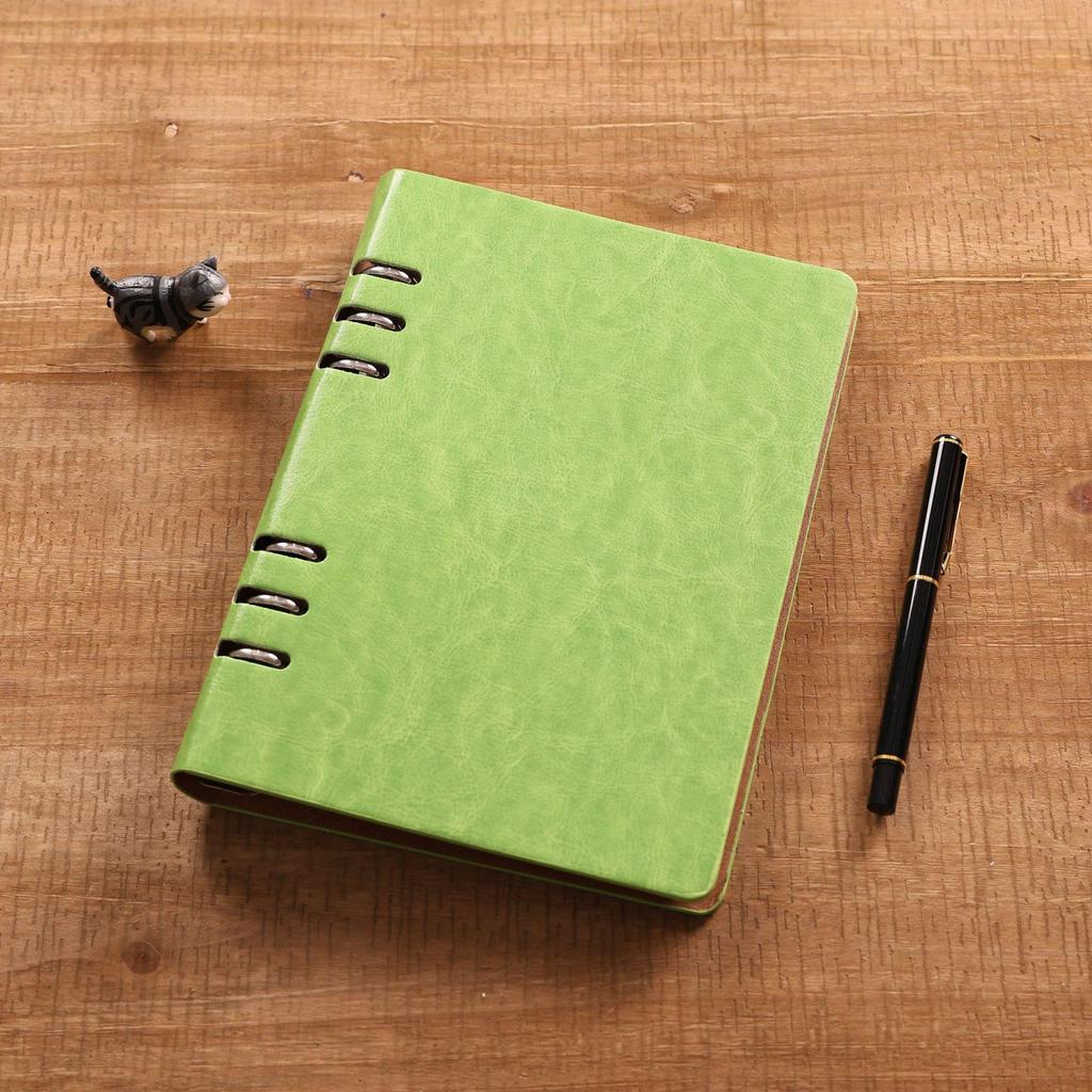 A5 Loose-Leaf Notebook with Thickened Pages - Business Office Diary and Back-to-School Souvenir