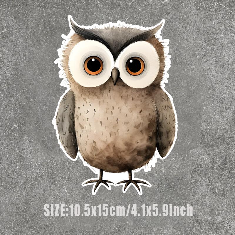 

Автомобільні наклейки Owl in A Daze Смішні водонепроникні вінілові наклейки Декоративні аксесуари для мотоциклів, які використовуються для автомобілів, мотоциклів, ноутбуків, фургонів, чорний