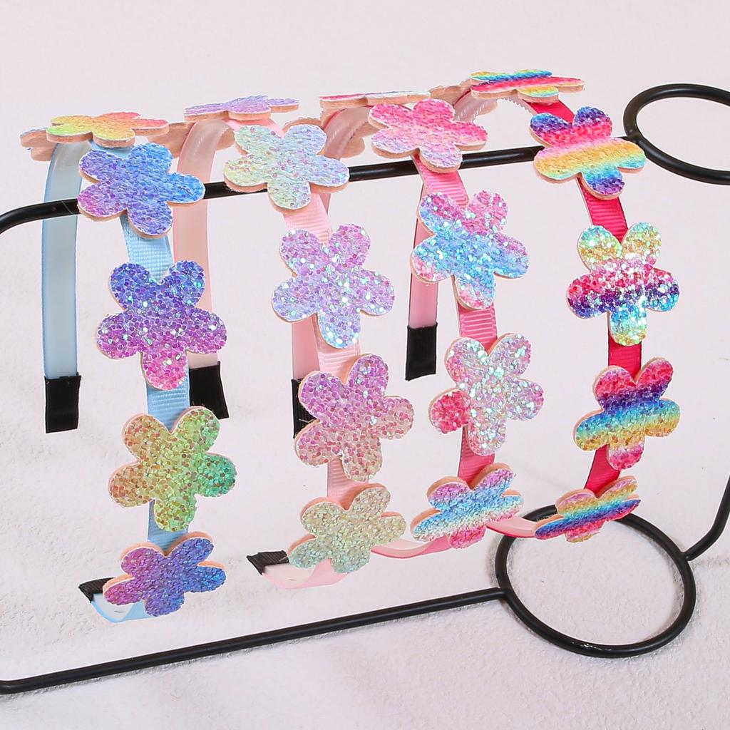 1/4pcs Glitter Star Headbands Party Decor Rainbow Butterfly Hairband Girls Headband Kids Children Party Favor Headwear