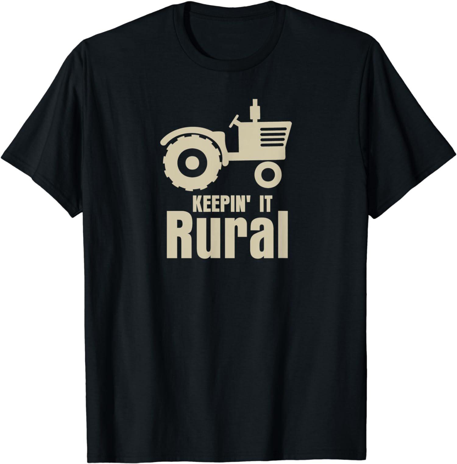 NEW LIMITED Keepin It Rural Support Your Local Farmers T-Shirt S