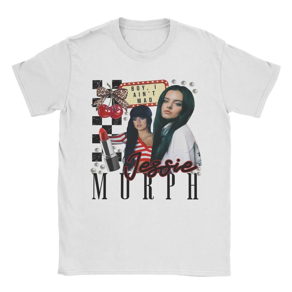 Mens Womens Retro Jessie Murph Hysteria Tour 2026 Shirt Cotton Graphic Printed Tee Shirts Top Clothing