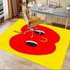 1PC Apple Smiley Anti-slip Carpet, Suitable for Office, Bedroomand Playrooms. It Can Also Be Used As a Sofa Footrest cover-W32