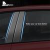 Carbon Fiber B Pillar Cover Car Window Column Decorative Sticker for Volkswagen VW Golf 6 7 8 MK6 MK7 MK8 2010- Accessories