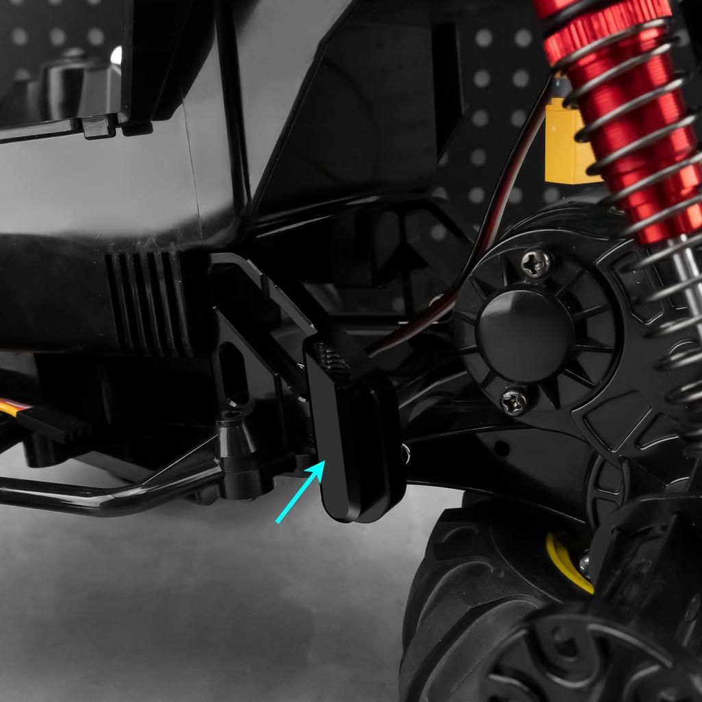 RCMAZO RC Aluminum Rear Axle Holder Suspension Mount Hanger (with Built-in Spring) for Tamiya RC 57409 58347 Lunchbox Chassis Replacement Upgrade