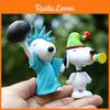 Snoopy PVC schattige hond pluche speelgoed verzamelset voor kinderen en fans