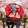 1PC Girl Mouse Umbrella-8-Rib Reinforced, Automatic Open, Lightweight & Durable, Cute Fashion Accessory for Outdoor, Beach or Casual Use, Beach Umbrel