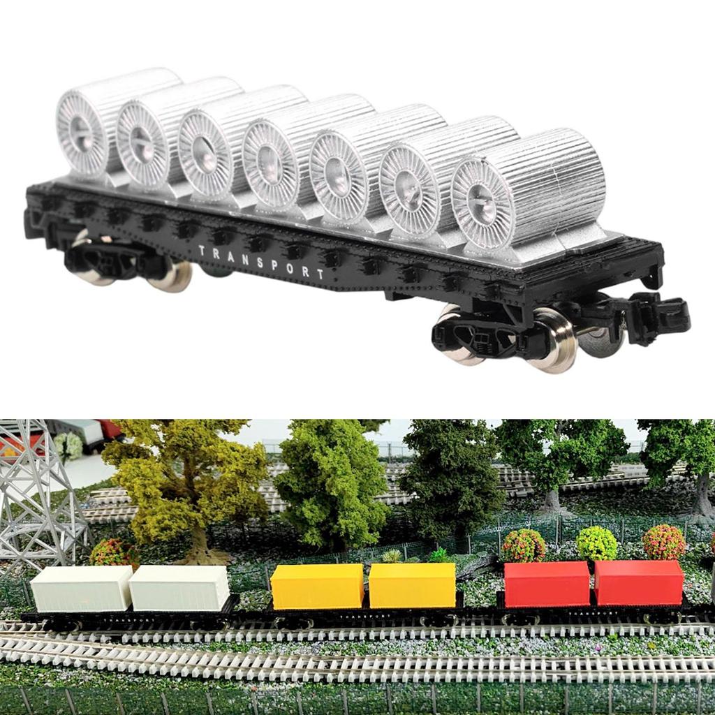 Eisenbahnwaggonmodell im Maßstab 1:160 Schreibtischdekoration Rollenspiel Sammlerstücke HO-Ornament für