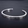 Josilver Stamped Square Bangle Type.1