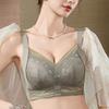 Wire-free Plus-size Slimming Lifting and Side-support Bra for Women with Large Busts Lace Shaping Bra