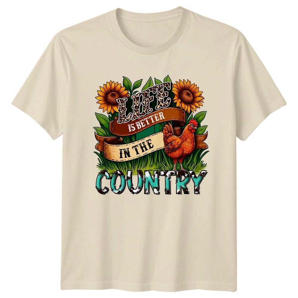 Life Is Better In The Unisexs TShirt Country Life Farming Birthday Gift For Her