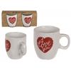 Duo aus Herzbechern „Ich liebe dich“, 2 Tassen