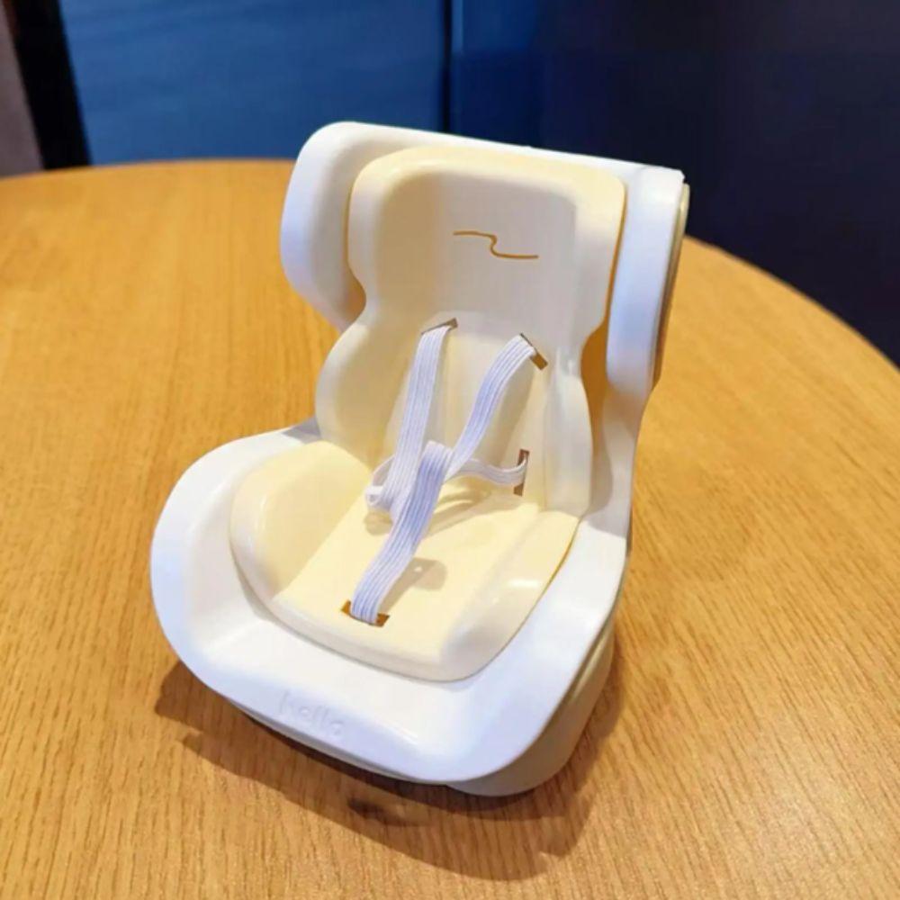 Cartoon Design Car Doll Safety Seat Mini Size Mini Plush Safety Seat Doll Car Seat  Creative Play