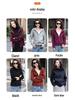 Grauer Damen-Cardigan-Hoodie mit doppeltem Reißverschluss, schwere Qualität - Sportlicher koreanischer Stil, Langarm, Frühjahr/Herbst Kollektion 2025.