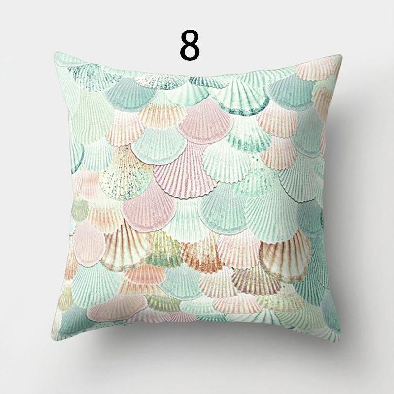 Luxurious Mermaid Fish Scale Pillowcase Soft Peach Cloth For Bedroom And Sofa