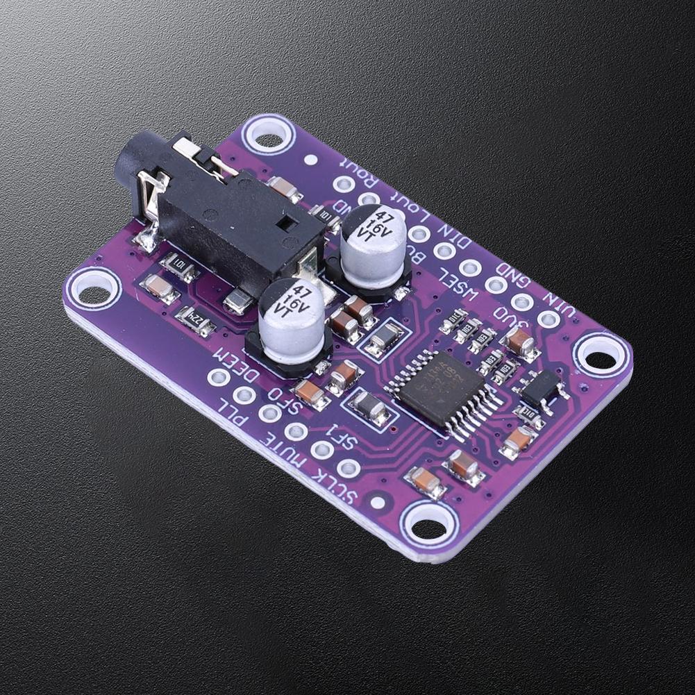CJMCU-1334 DAC Audio Stereo Decoder Module Board I2S UDA1334A Stereo Decoder Board 3.3 -5V DAC Decoding Board for Arduino