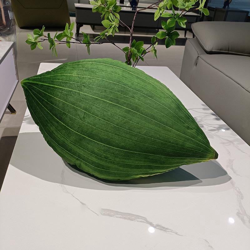 Tropical Plants Pillow for Living Room Sofa Cushion Leaf Pillow Turtle Back Decorative  Green Bedroom Leaves Plant Cushion