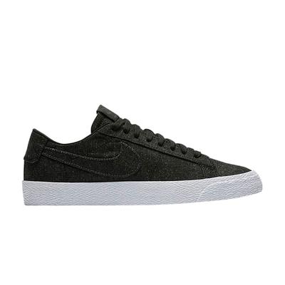 Zoom Blazer Low SB Canvas Deconstructed Anthrazit Unisex Sneaker Schwarz Anthrazit-Schwarz AH3370-001