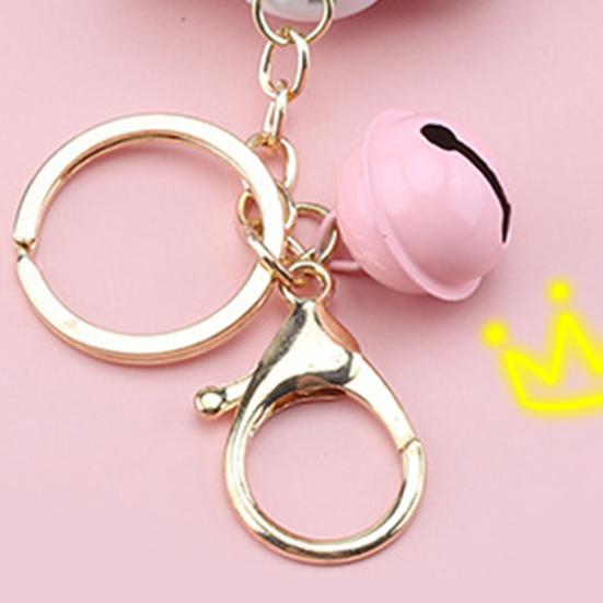 Mini Fidget Toy Lovely Portable Funny Cat Paw Push Fidget Game Keychain for Children
