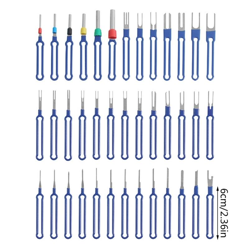 Essential Car Terminal Release Tool Kit, Electrical Wiring Pin Remover Suitable for Vehicle Maintenance Home Garage Use