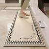 Kitchen Floor Non-slip Mat Water-absorbing Oil-absorbing Diatom Mud Floor Mat
