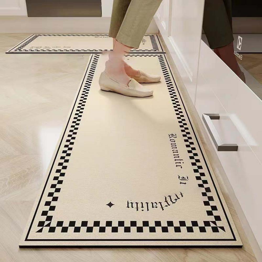 Kitchen Floor Non-slip Mat Water-absorbing Oil-absorbing Diatom Mud Floor Mat