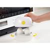 Delish Kitchen Pearl Metal Microwave Cookware, Yellow, 17 X 11 X 11 Cm, Microwave Boiled Egg Holder, 2 Eggs, CC-1341