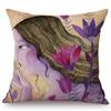 Modern Art Abstract Elegant Lady Hand Writting Sketch Cotton Linen Sofa Throw Pillow Case Nordic Lovely Girl Chair Cushion Cover