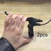 2x Bike Hand Brake Lever Black for Most Bicycles, Road Bikes, Mountain Bikes Spare Parts Handlebar