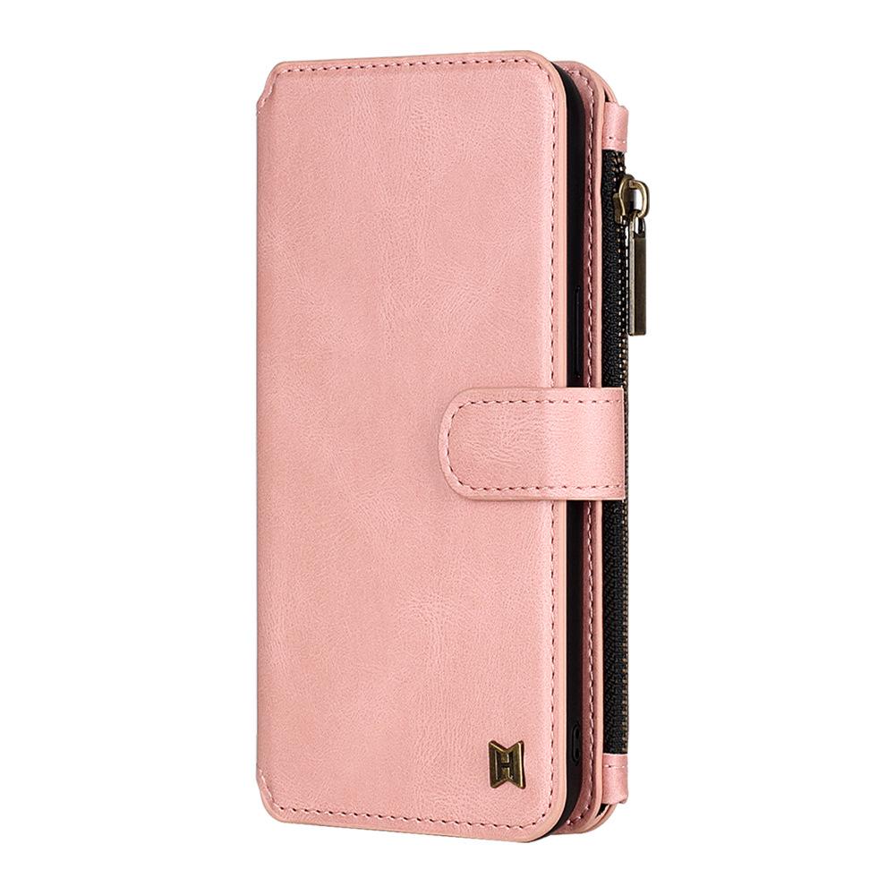 iPhone 16 Pro Multifunctional Leather Wallet Case with Detachable Magnetic Protection