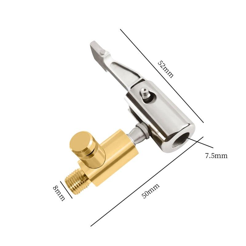 Adaptateur De Valve 8mm Pour Pompe à Air Voiture/camion/vélo | Embout Gonfleur Pneu Universel