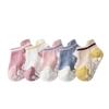 5Pairs Short Tube Baby Floor Socks Letter Toddle Walking Socks Elastic Kids Ankle Sock  Streetwear